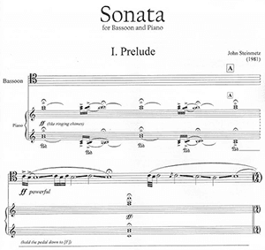 John Steinmetz: Sonata for Bassoon and Piano