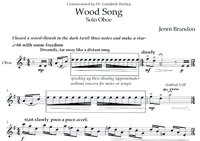 Jenni Brandon: Wood Song for Solo Oboe