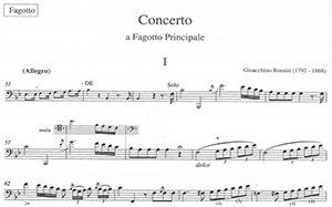 Gioacchino Rossini: Concerto for Bassoon
