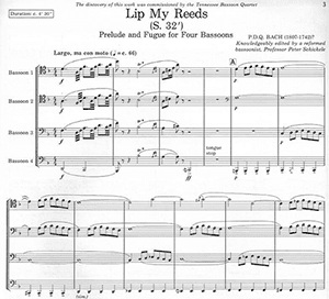 P.D.Q. Bach: Lip My Reeds