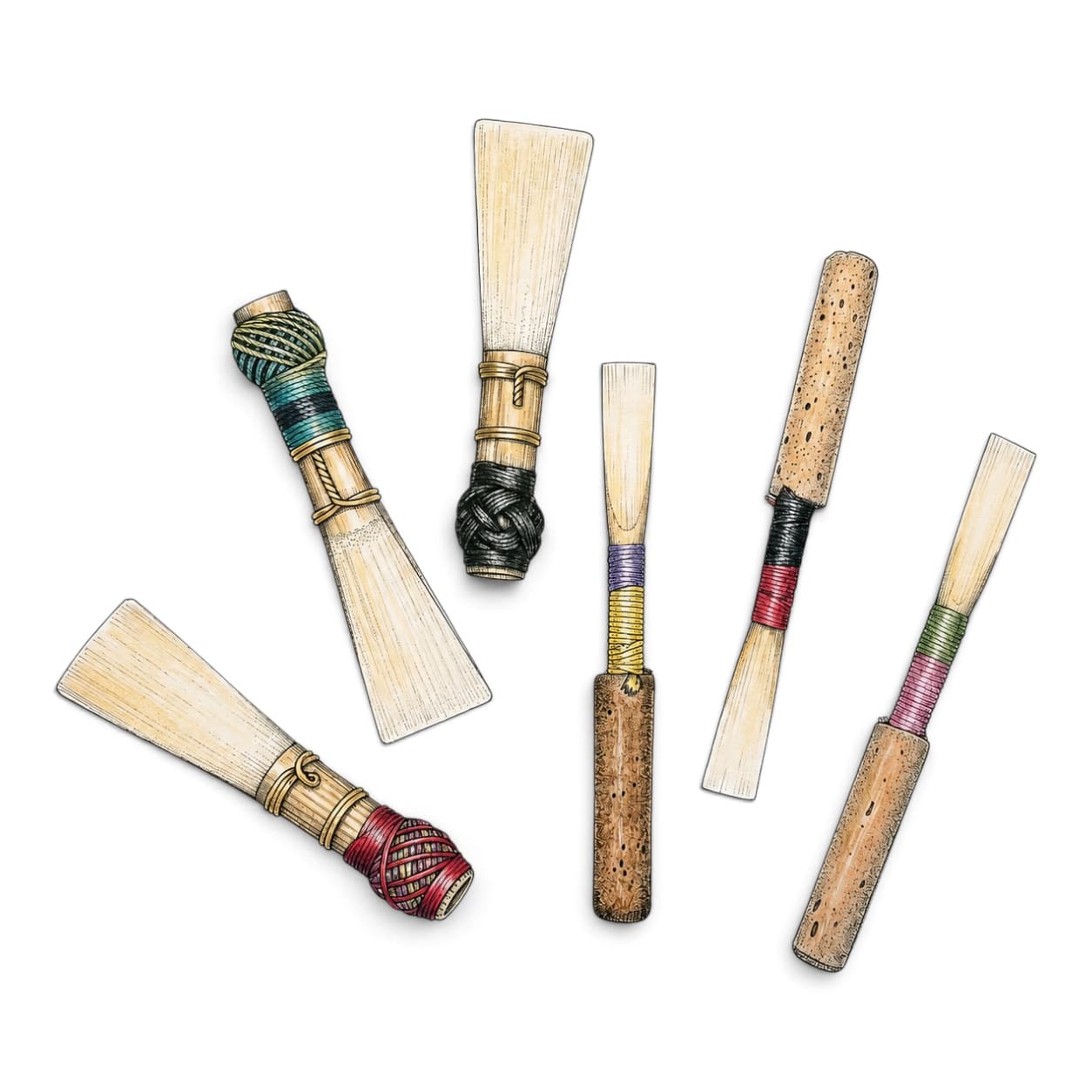 Finished reeds