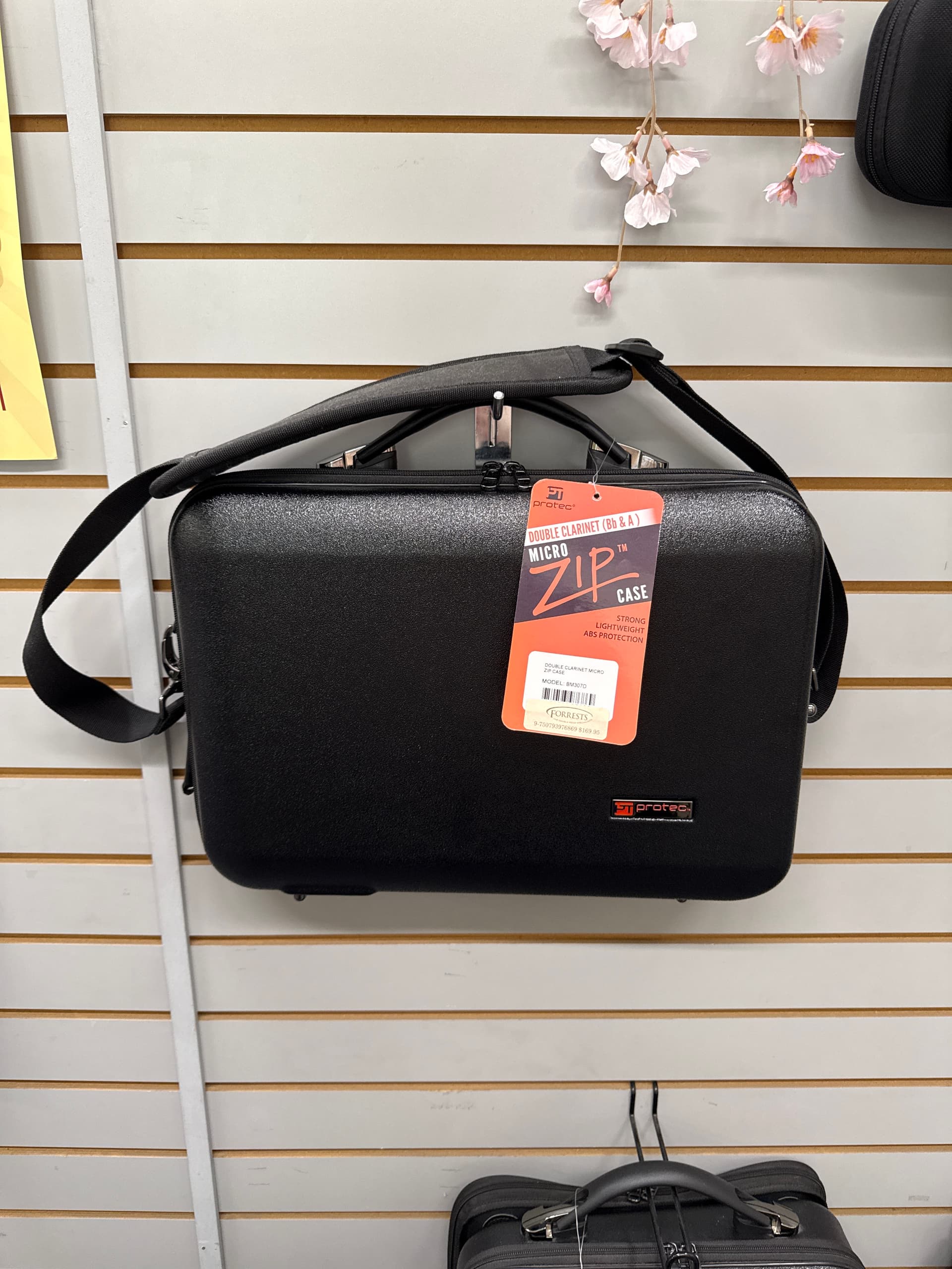 Micro Zip Case for Double Clarinet (Bb & A)