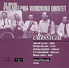 The Original Philadelphia Woodwind Quintet: Classical
