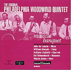 The Original Philadelphia Woodwind Quintet: Musical Banquet