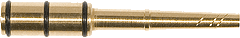 Chiarugi Brass Oboe Staple with O-Rings
