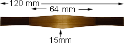 Barton Gouged Shaped and Profiled Bassoon Cane, Nicolasa Kuster Style