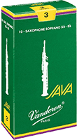 Vandoren Java Green Soprano Sax Reeds