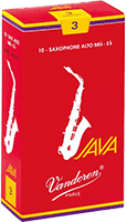 Vandoren Java Red Alto Sax Reeds