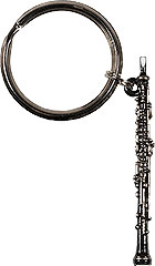 Oboe Key Ring