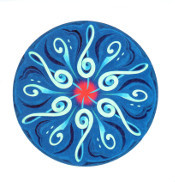 Swirling Clefs Note Card
