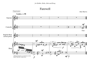 John Marvin: Farewell