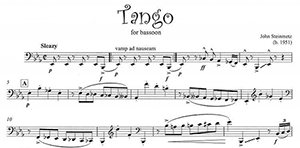 John Steinmetz: Tango for Solo Bassoon