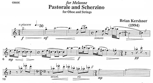 Brian Kershner: Pastorale & Scherzino for Oboe and Strings