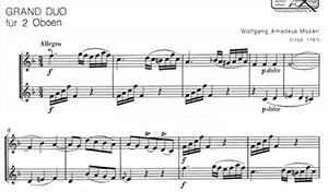 W.A. Mozart: Grand Duo