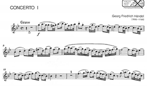 G.F. Handel: Oboe Concerto #1 in G minor, HWV 287