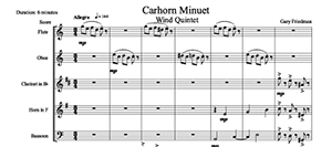 Gary Friedman: Carhorn Minuet
