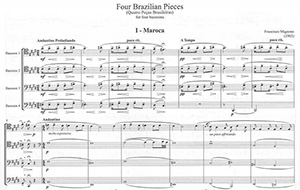 Francisco Mignone: Music for 3 and 4 Bassoons