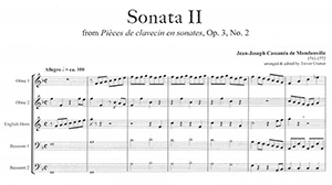 Mondonville: Sonata II