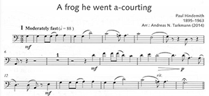 Paul Hindemith: A Frog He Went A-Courting