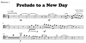 Valarie Morris: Prelude to a New Day