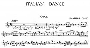 Madeleine Dring: Italian Dance
