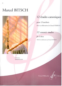 Marcel Bitsch: 12 Canonic Etudes for 2 Oboes