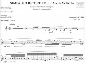 Antonio Pasculli: Fantasy for Oboe and Piano