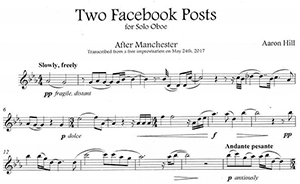 Aaron Hill: Two Facebook Posts