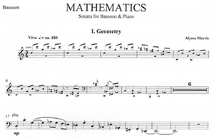 Alyssa Morris: Mathematics for Bassoon and Piano