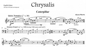 Alyssa Morris: Chrysalis for English Horn and Piano