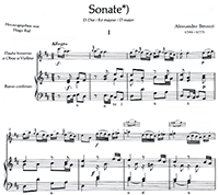 Alessandro Besozzi: Sonate in D Major