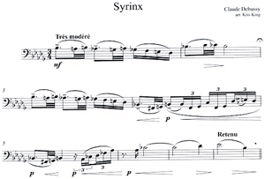 Claude Debussy: Syrinx for Solo Bassoon arr by Kris King