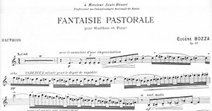 Eugène Bozza: Fantaisie Pastorale