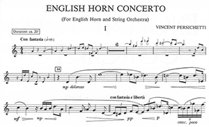 Vincent Persichetti: English Horn Concerto