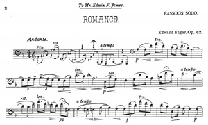 Edward Elgar: Romance for Bassoon