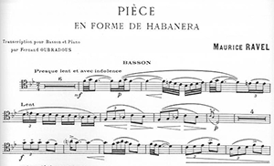 Maurice Ravel: Habanera