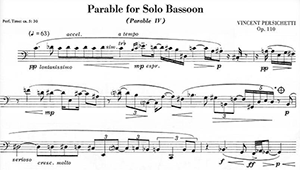 Vincent Persichetti: Parable for Solo Bassoon