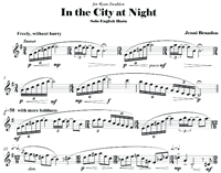 Jenni Brandon: In the City at Night for Solo English Horn