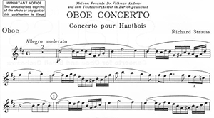Richard Strauss: Oboe Concerto