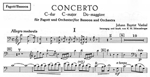 Johann Baptist Vanhal: Concerto in C major