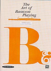 The Art of Bassoon Playing, by William Spencer