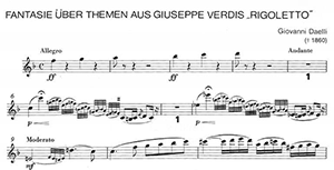 Giovanni Daelli: Fantasy on Themes from Rigoletto