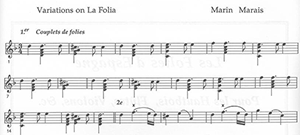 Marin Marais: Variations on La Folia