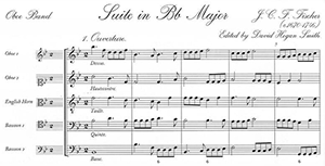 Johann Fischer: Suite in B flat from Journal du Printemps (1695)