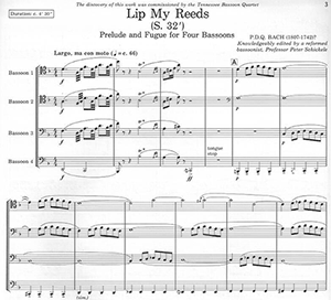 P.D.Q. Bach: Lip My Reeds