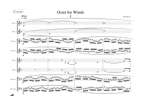 John Marvin: Octet for Winds