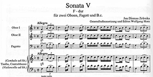 Zelenka: Sonata V in F Major