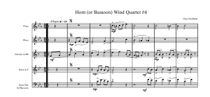 Gary Friedman: Six Wind Quartets, Volume II