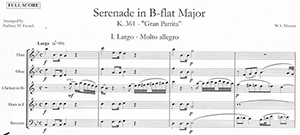 Mozart: Serenade in B flat Major for Wind Quintet