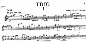Madeleine Dring: Trio